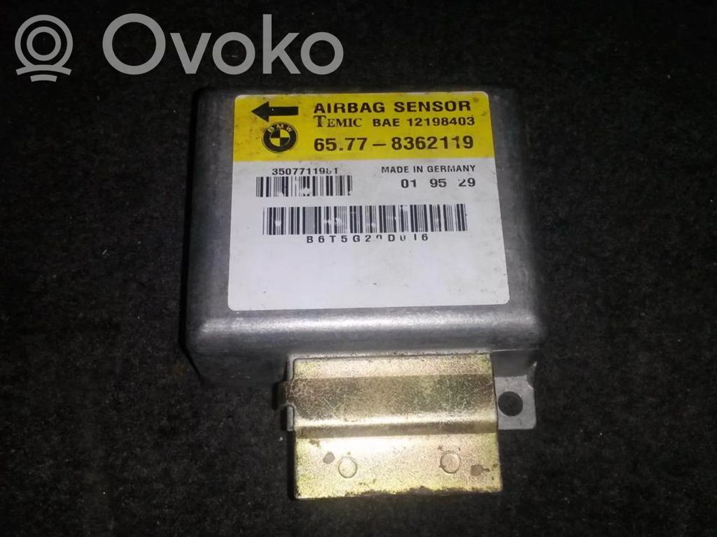 Unitate/modul de comandă airbaguri   65778362119,12198403,12198403,65778362119
