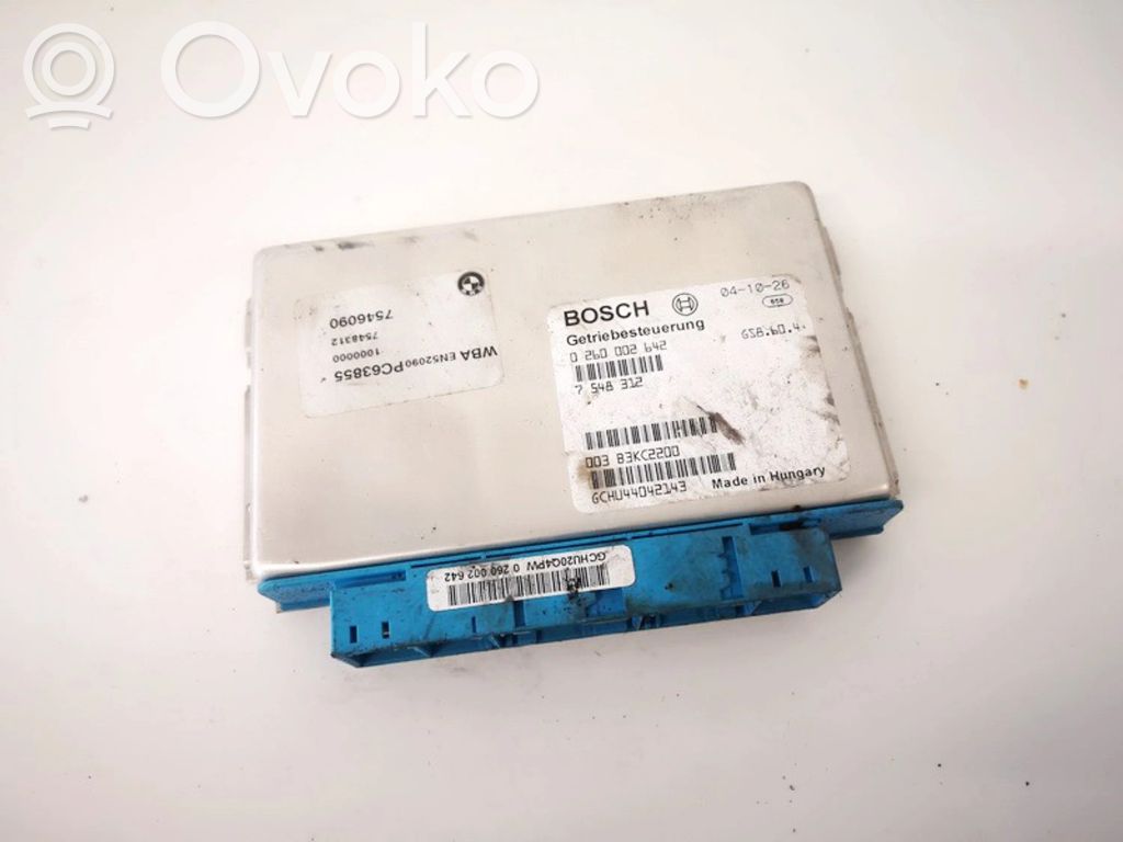 Module de contrôle de boîte de vitesses ECU   7548312,0260002642,0260002642,7548312