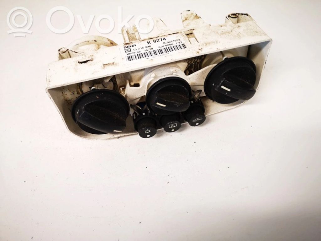 Unidad de control climatización   13215936,13215936
