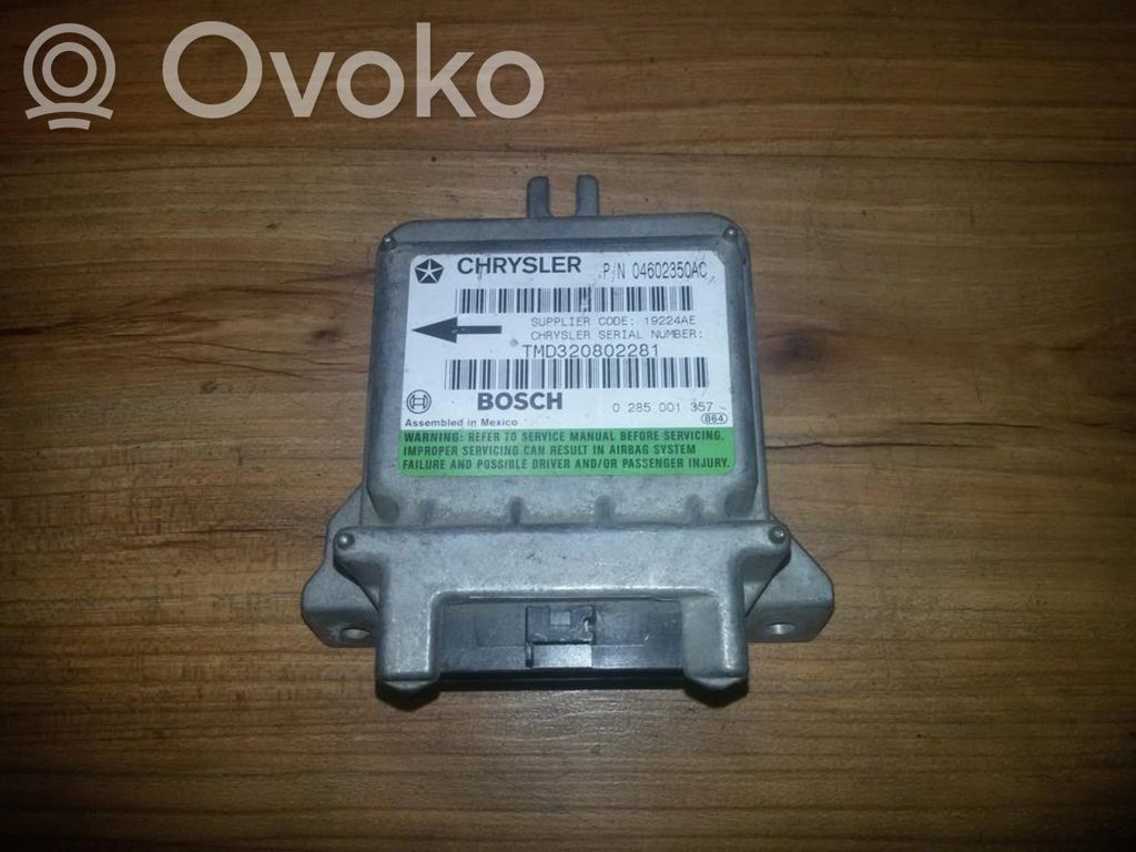 Sterownik / Moduł Airbag   TMD320802281,0285001357,0285001357,TMD320802281