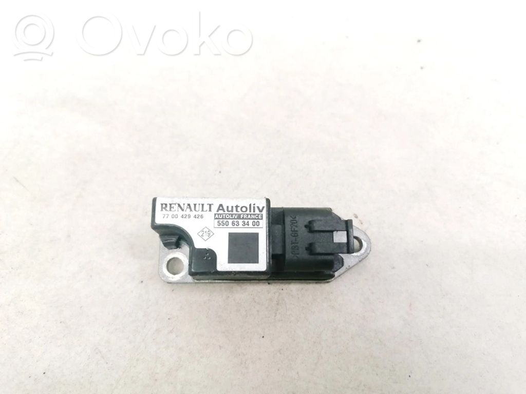Sensor impacto/accidente para activar Airbag   7700429426,550633400,550633400,7700429426