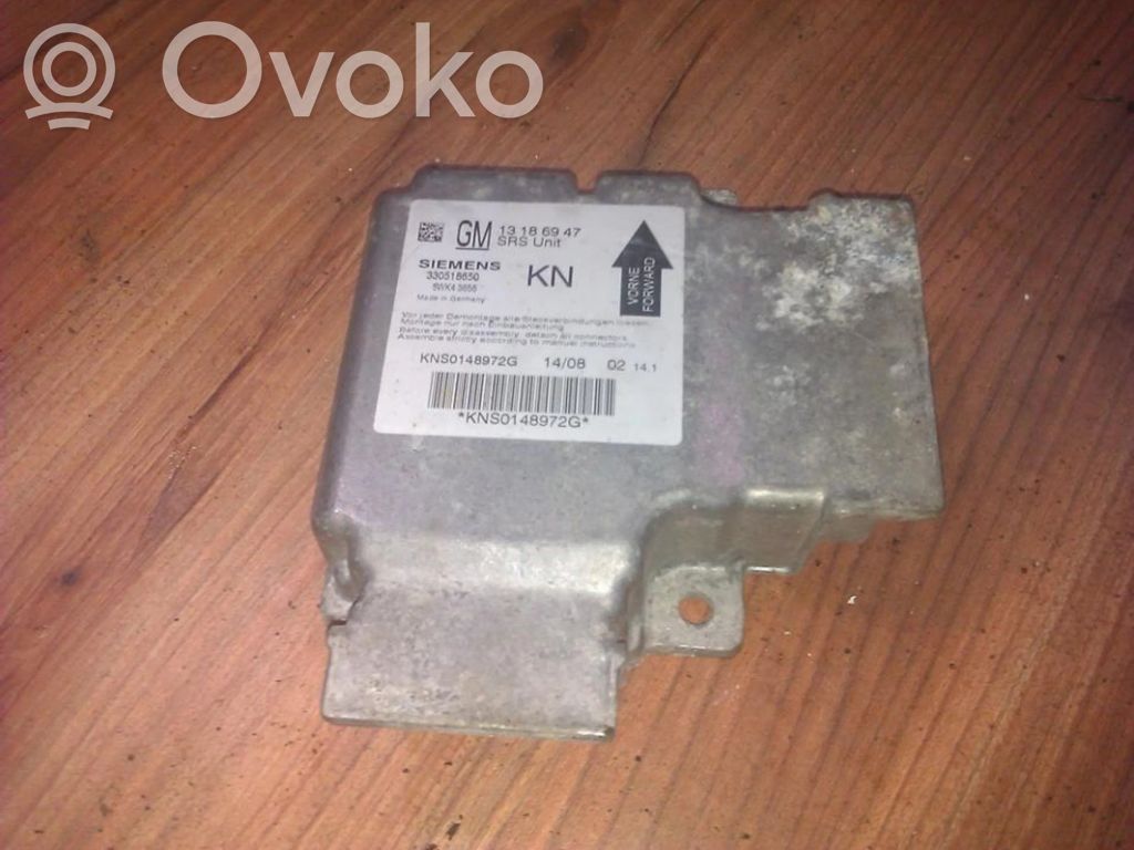 Opel Vectra C Centralina/modulo airbag 