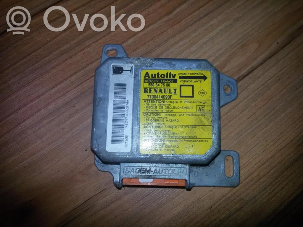 Renault Megane I Unitate/modul de comandă airbaguri 