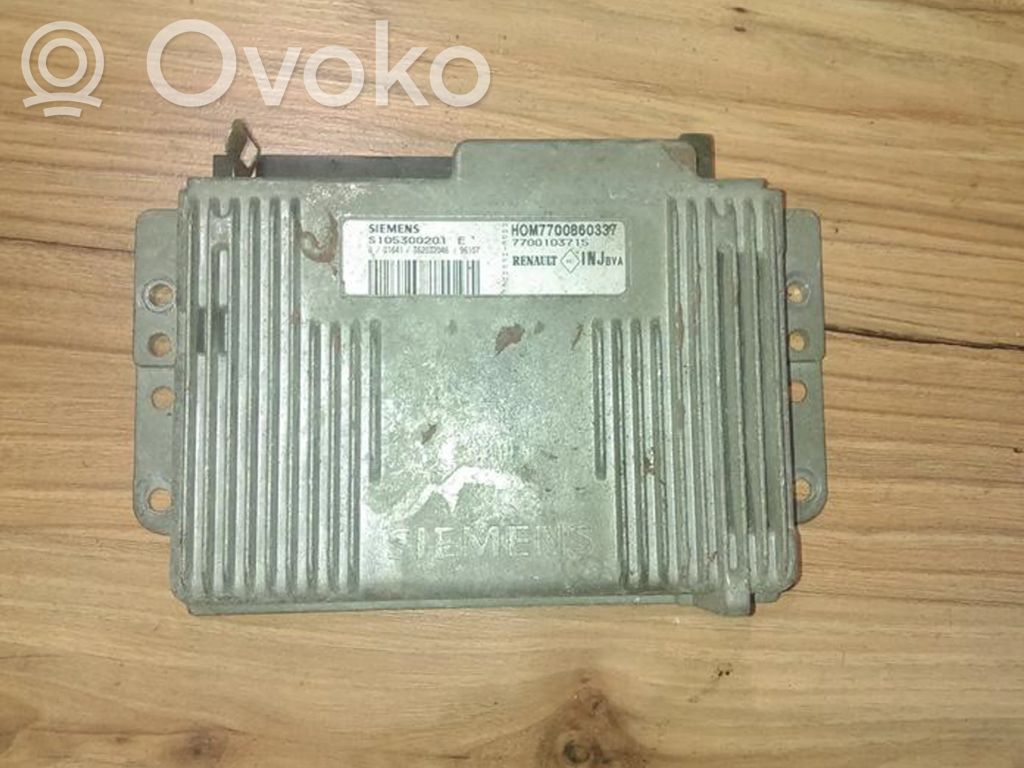 Engine control unit/module   S105300201E,HOM7700860337,HOM7700860337,S105300201E