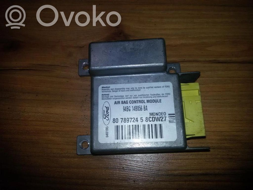 Sterownik / Moduł Airbag   94BG14B056BA,8078972458CDW27,8078972458CDW27,94BG14B056BA