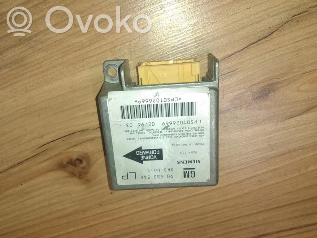 Opel Tigra A Airbag control unit/module 