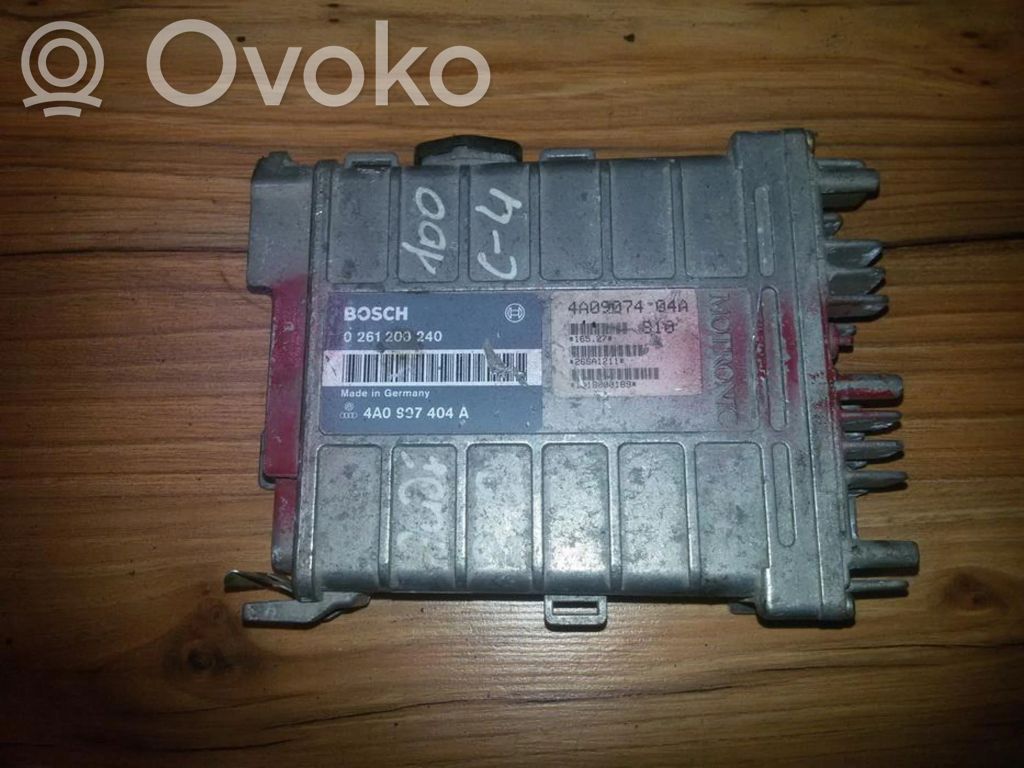 Sterownik / Moduł ECU   0261200240,4A0907404A,0261200240,4A0907404A