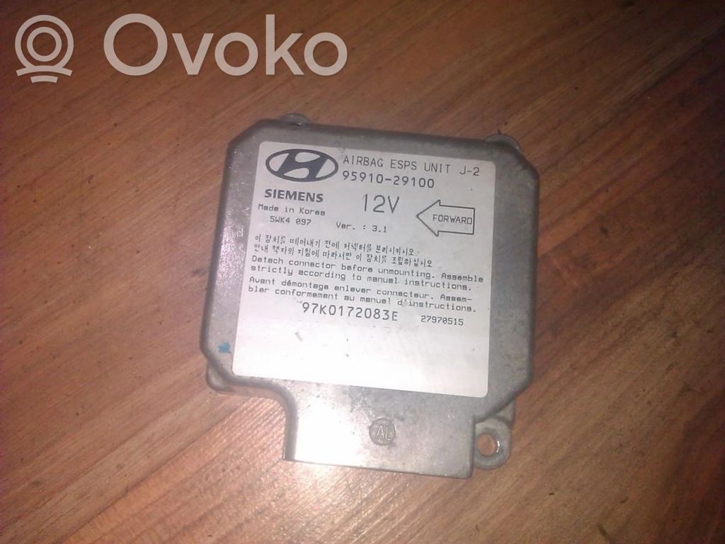 Centralina/modulo airbag   9591029100,9591029100