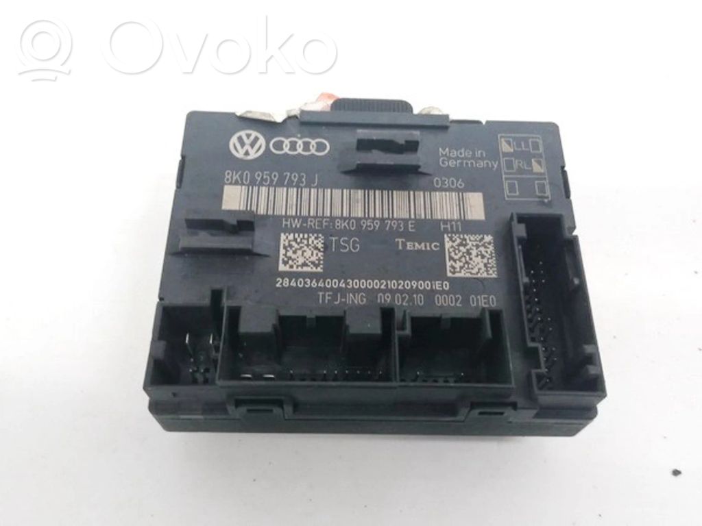Unitate/modul comandă uși   8K0959793J,8K0959793E,8K0959793E,8K0959793J