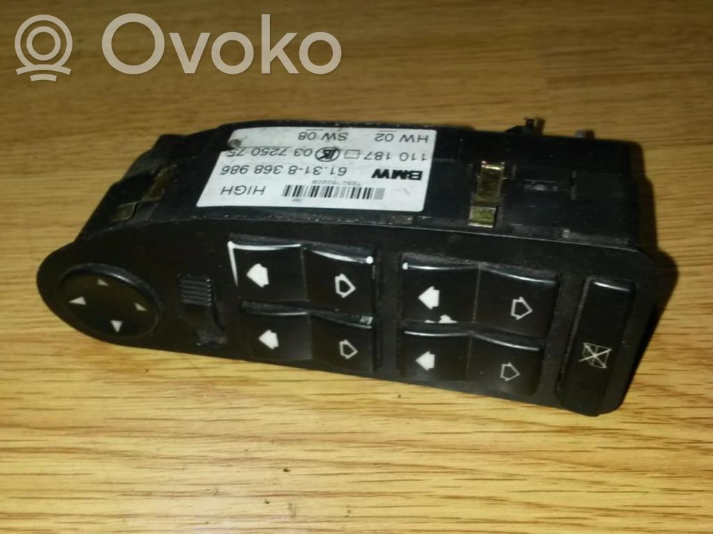 Interruptor del elevalunas eléctrico   61318368986,61318368986