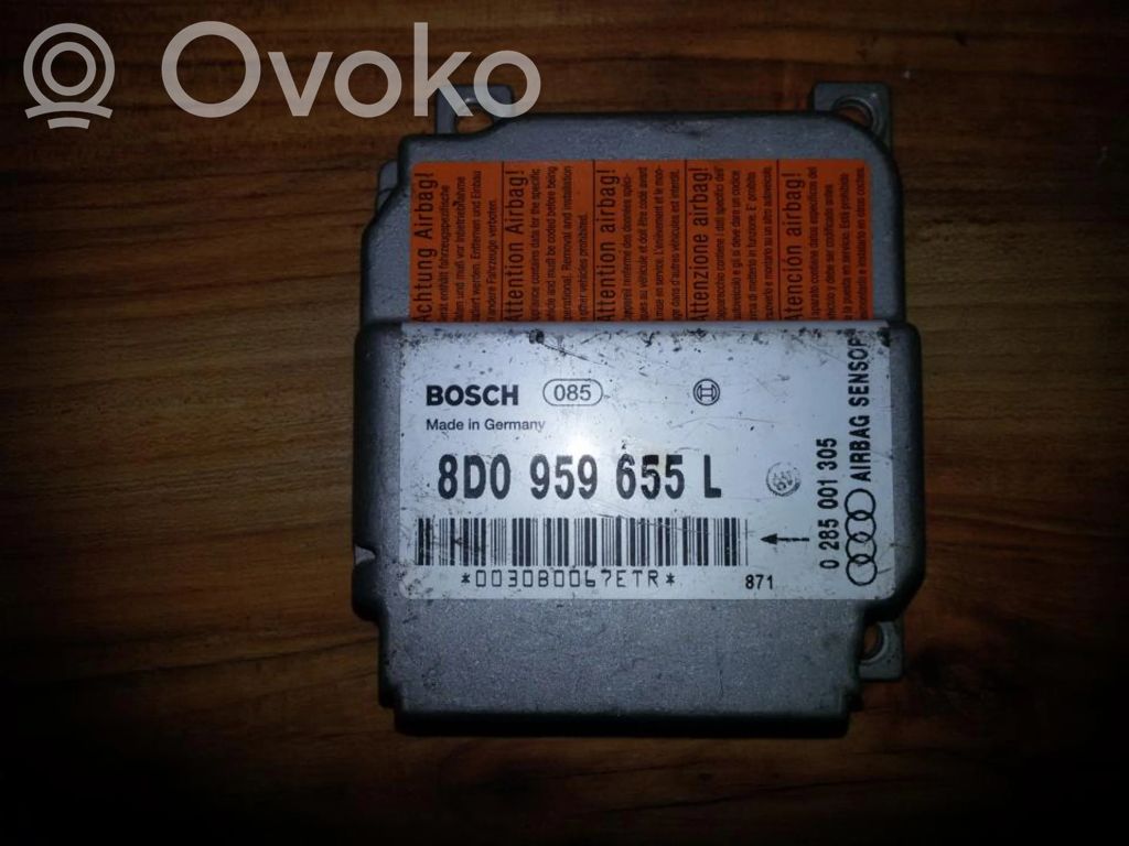 Audi A4 S4 B5 8D Unitate/modul de comandă airbaguri 