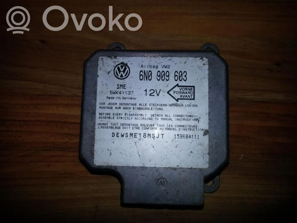 Unidad de control/módulo del Airbag   6N0909603,6N0909603