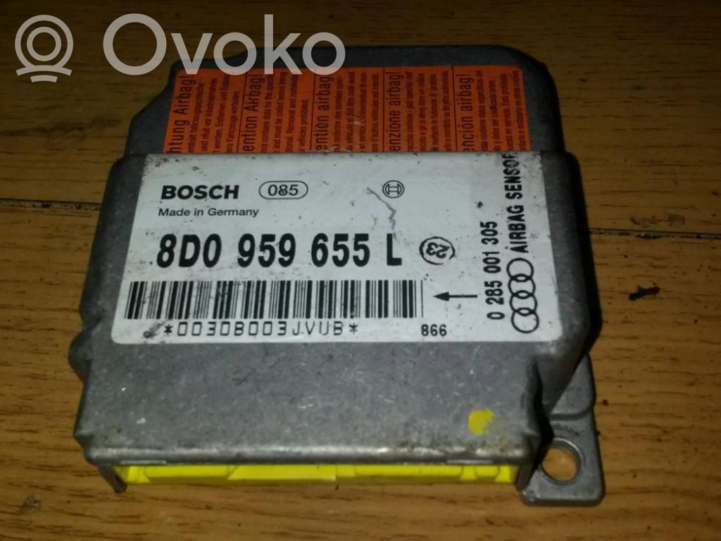 Audi A4 S4 B5 8D Unitate/modul de comandă airbaguri 