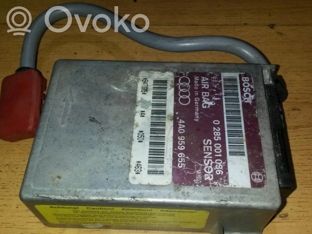 Unidad de control/módulo del Airbag   0285001036,4A0959655,0285001036,4A0959655