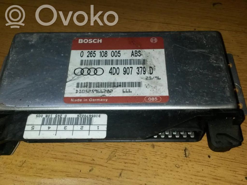 Sterownik / moduł ABS   0265108005,4D0907379D,0265108005,4D0907379D