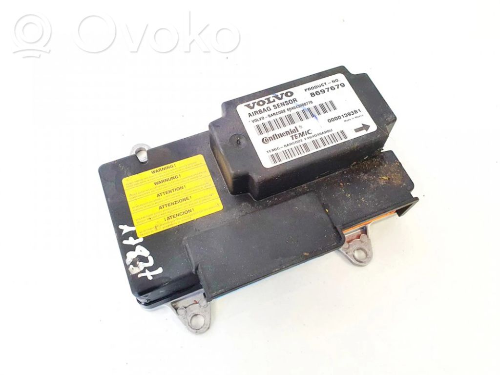 Module de contrôle airbag   8697679,00001393B1,00001393B1,004043000778,8697679