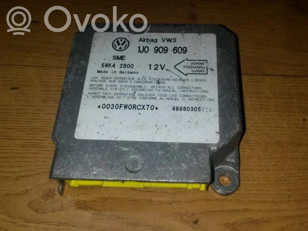 Centralina/modulo airbag   1J0909609,5WK42800,1J0909609,5WK42800