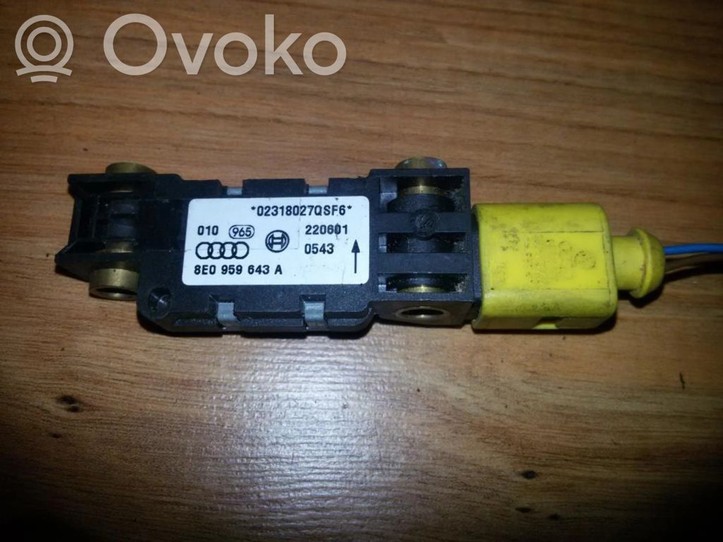 Sensor impacto/accidente para activar Airbag   8E0959643A,8E0959643A