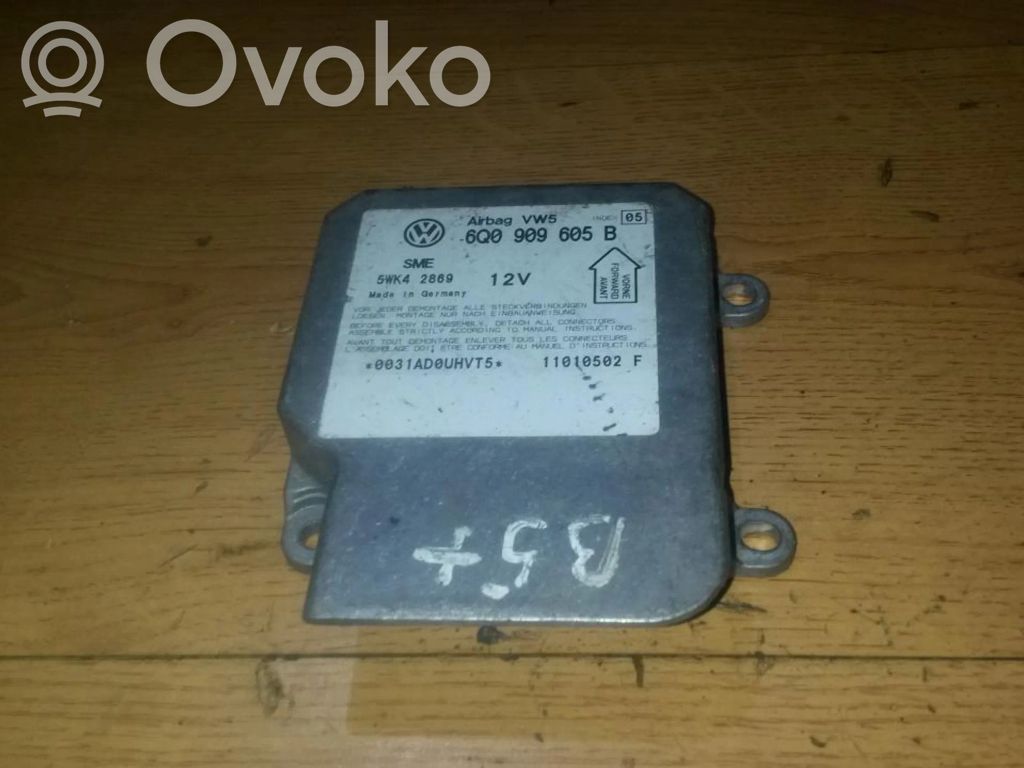 Centralina/modulo airbag   6Q0909605B,5WK42869,5WK42869,6Q0909605B