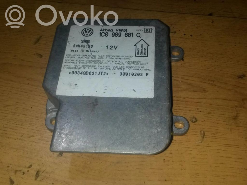Skoda Fabia Mk1 (6Y) Unitate/modul de comandă airbaguri 
