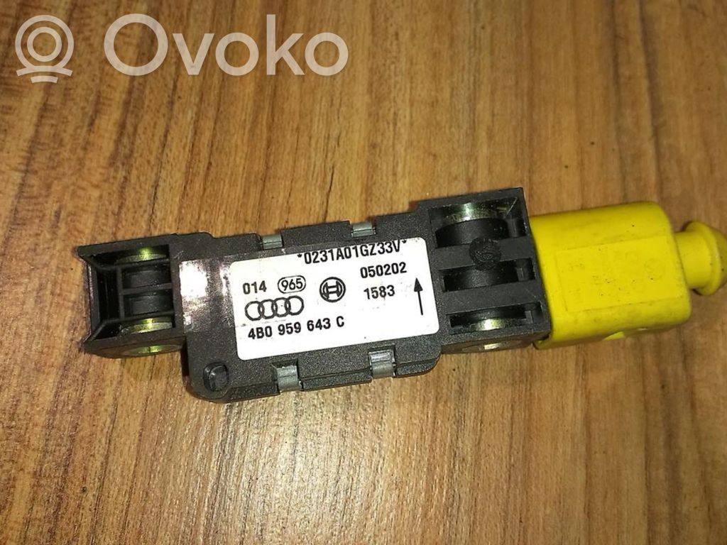 Turvatyynyn törmäysanturi   4B0959643C,4B0959643C