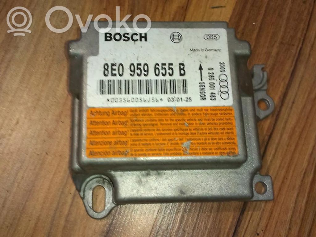 Audi A4 S4 B6 8E 8H Unitate/modul de comandă airbaguri