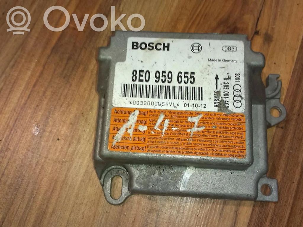 Audi A4 S4 B6 8E 8H Unitate/modul de comandă airbaguri 