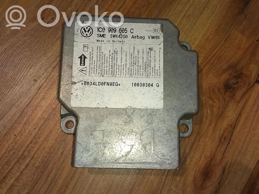 Volkswagen PASSAT B5.5 Unitate/modul de comandă airbaguri 