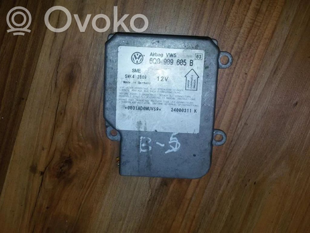 Centralina/modulo airbag   6Q0909605B,0031AD0MUVS9,0031AD0MUVS9,6Q0909605B