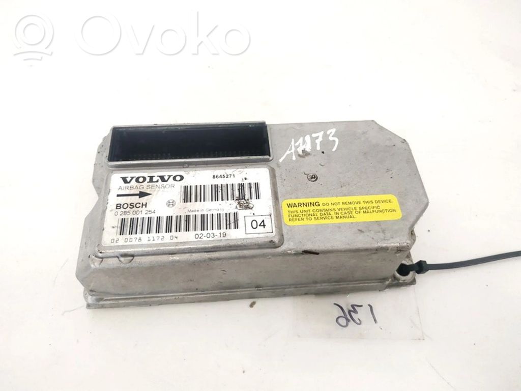 Unidad de control/módulo del Airbag   8645271,0285001254,0285001254,8645271