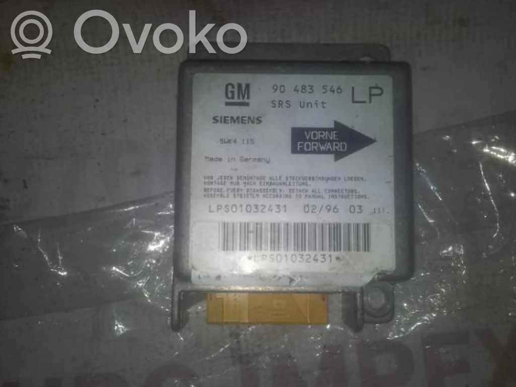 Airbag control unit/module   90483546LP,HC05B6,90483546LP,HC05B6
