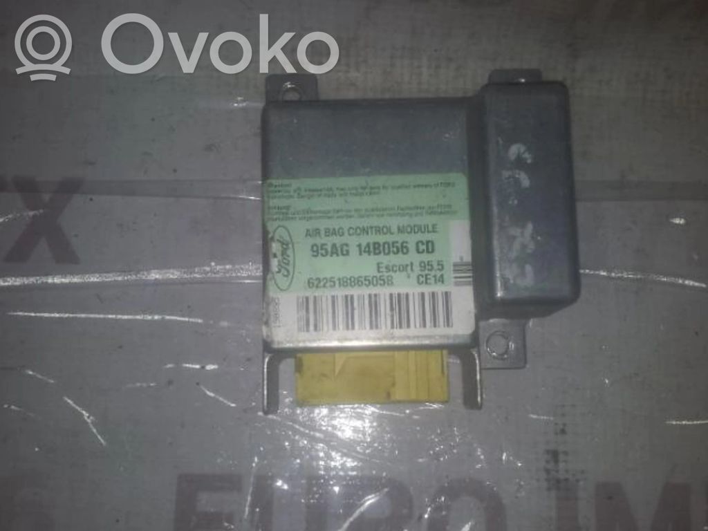 Airbag control unit/module   95AG14B056CD,68HC11E9,68HC11E9,95AG14B056CD