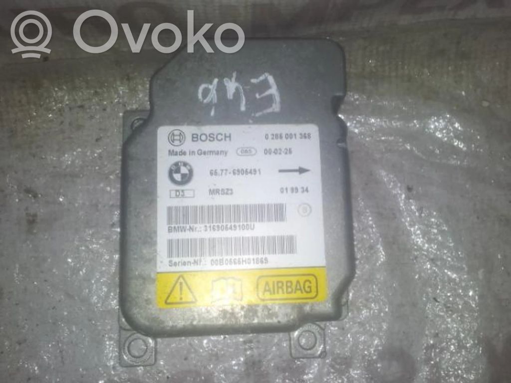 BMW 3 E46 Airbag control unit/module 