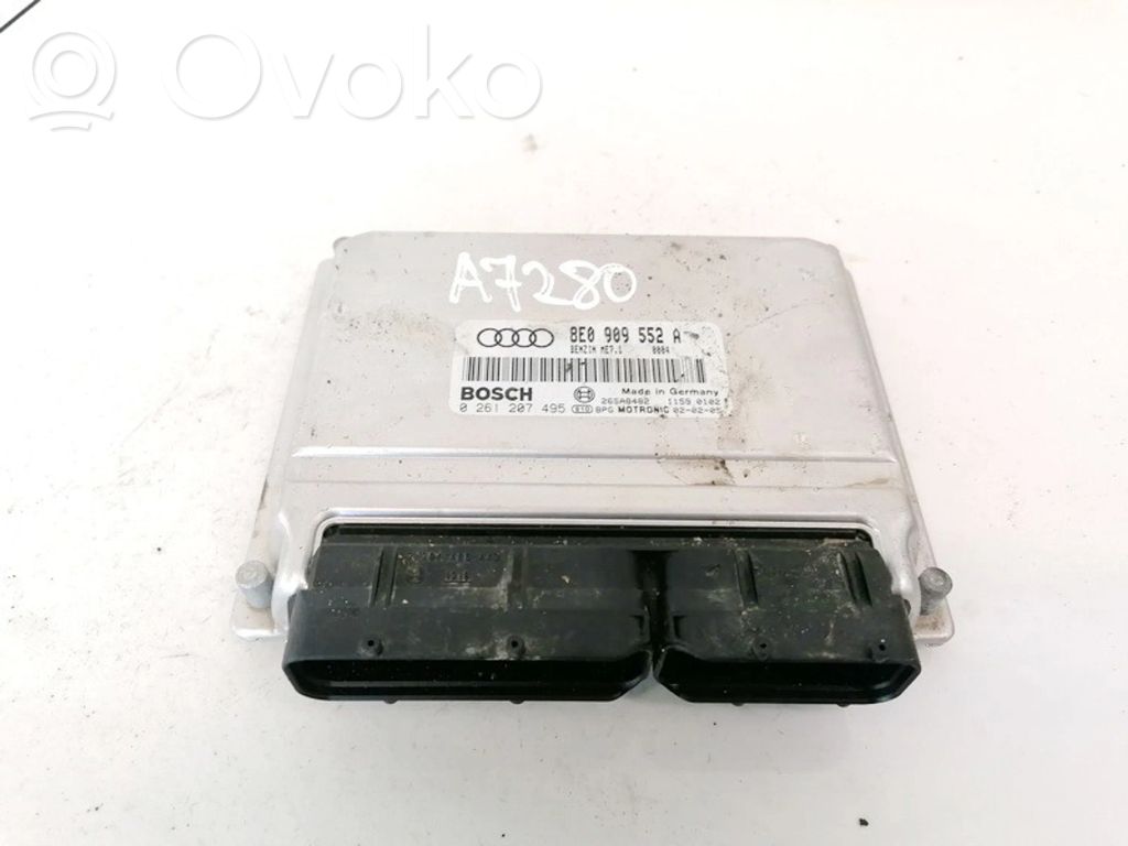 Engine control unit/module   8E0909552A,0261207495,0261207495,8E0909552A
