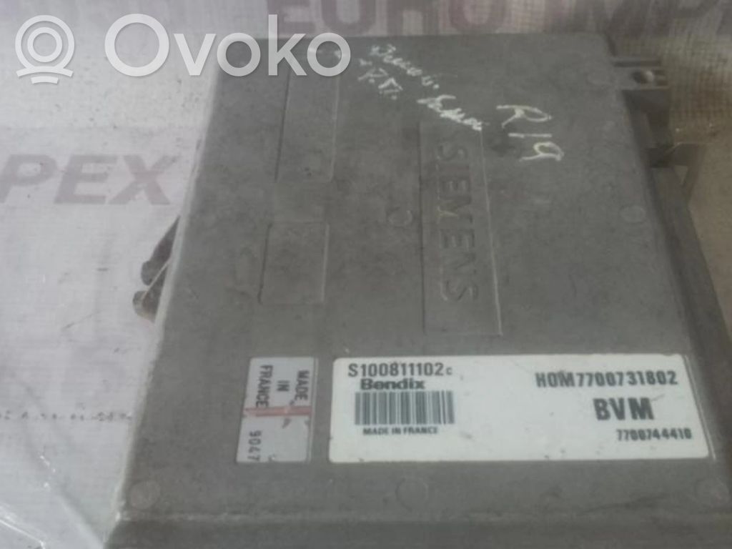 Engine control unit/module   S100811102C,7700731802,7700731802,HOM7700731802,S100811102C