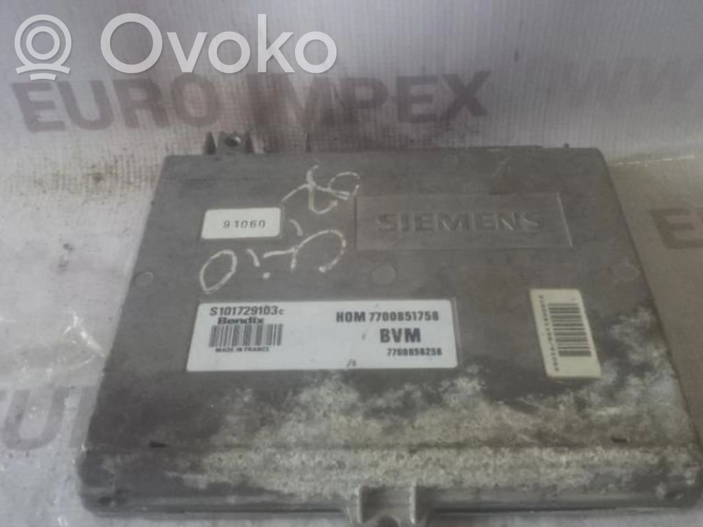 Renault Clio I Engine control unit/module 