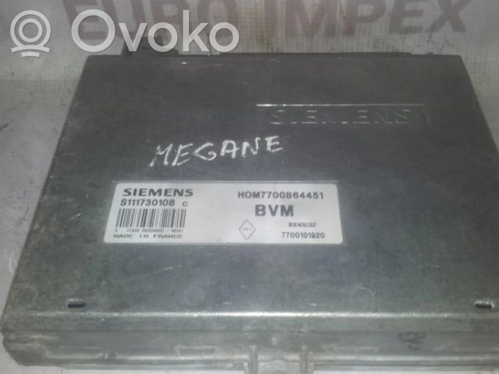 Renault Megane I Engine control unit/module 
