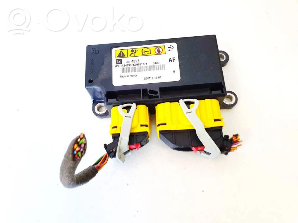 Centralina/modulo airbag   13574896,AS4896EK30861271,13574896,AS4896EK30861271