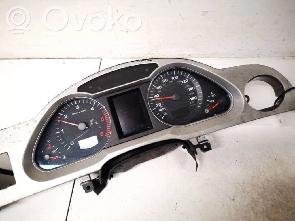 Audi A6 S6 C6 4F Tachimetro (quadro strumenti) 