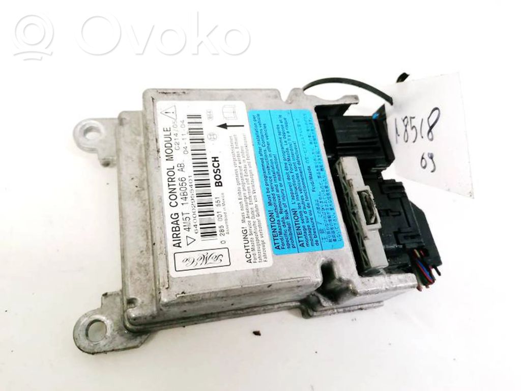 Airbag control unit/module   4M5T14B056AB,0285001551,0285001551,4M5T14B056AB,C214