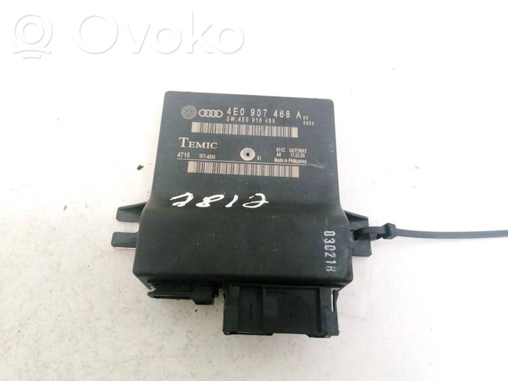 Audi A8 S8 D3 4E Modulo comfort/convenienza 
