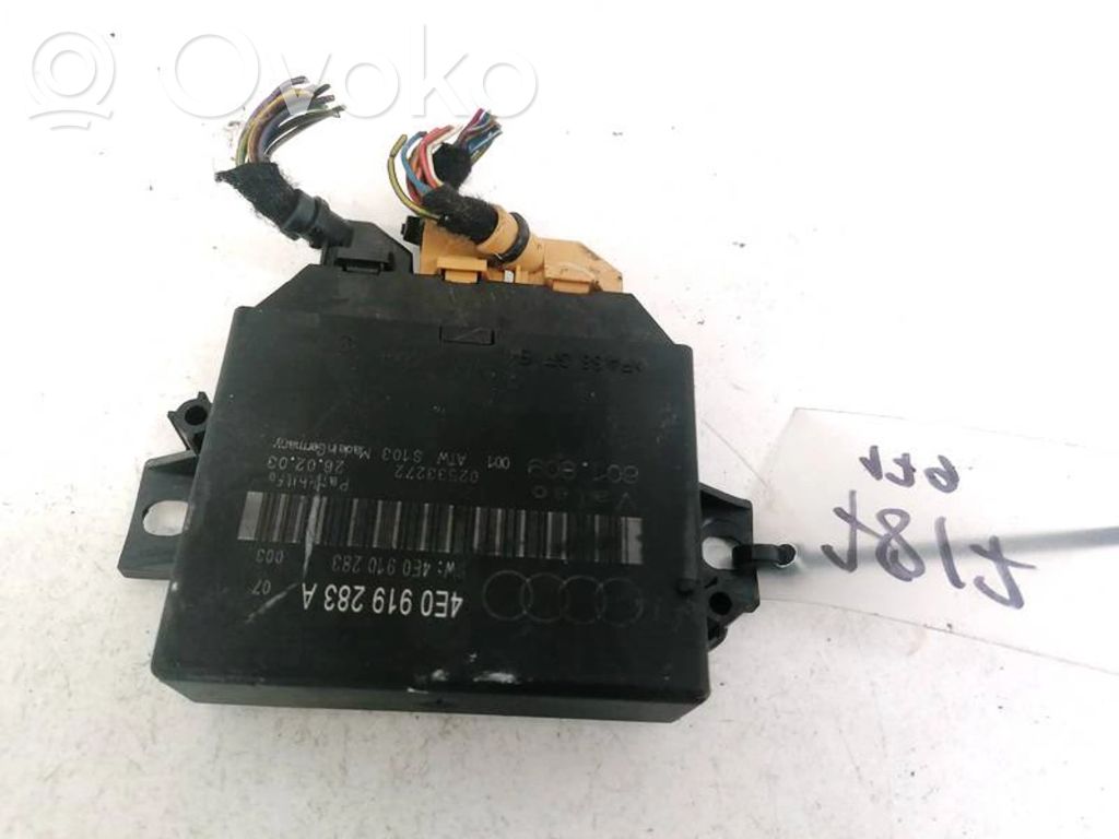 Unitate/modul de comandă parcare PDC   4E0919283A,4E0910283,4E0910283,4E0919283A