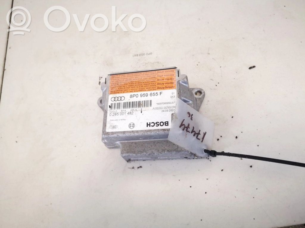 Unidad de control/módulo del Airbag   8P0959655F,0285001482,0285001482,8P0959655F