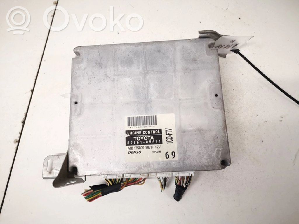 Toyota Avensis T250 Unitate/modul de control motor 