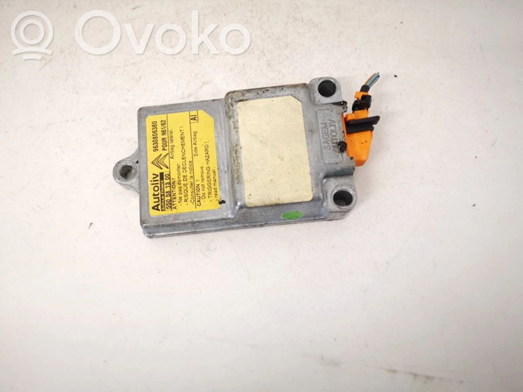 Module de contrôle airbag   9630806380,550581300,550581300,9630806380