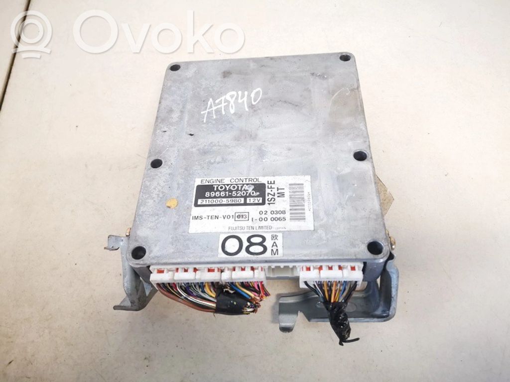 Toyota Yaris Unitate/modul de control motor 