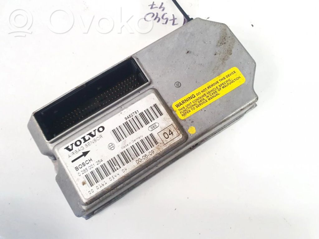 Volvo S80 Unitate/modul de comandă airbaguri 