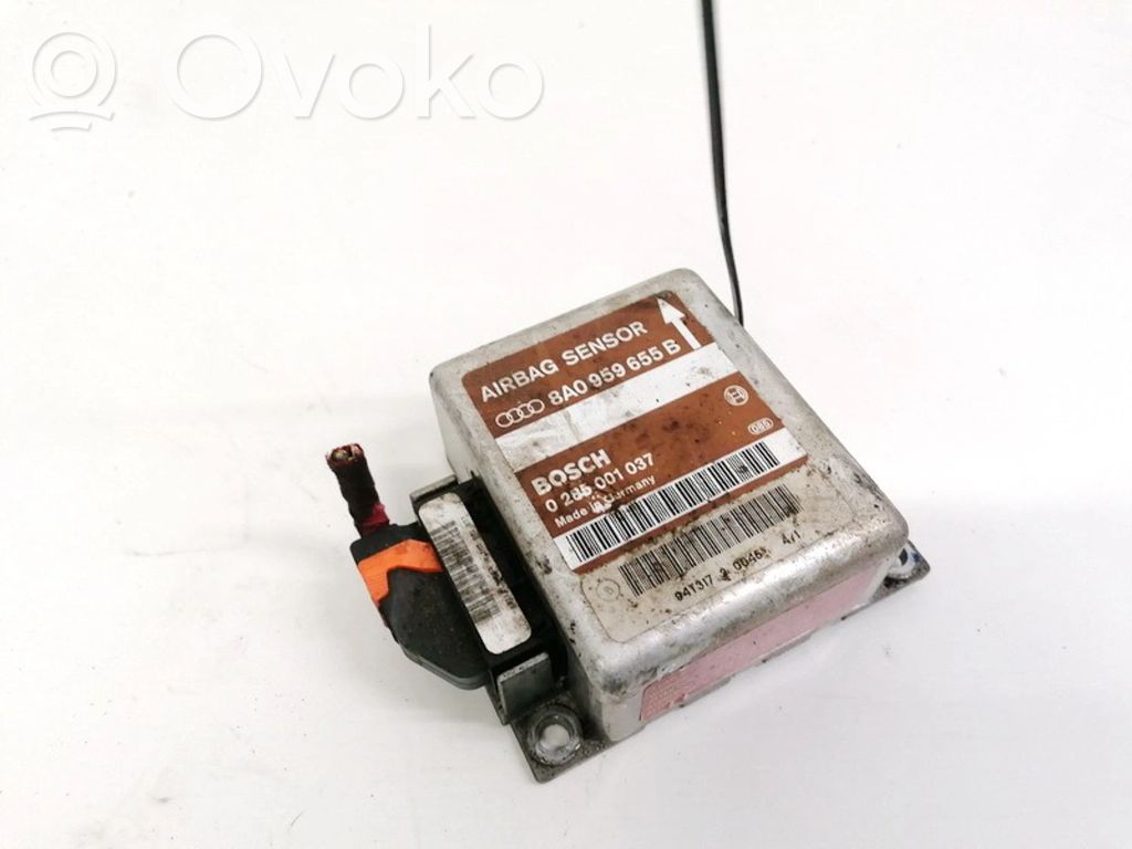 Sterownik / Moduł Airbag   8A0959655B,0285001037,0285001037,8A0959655B