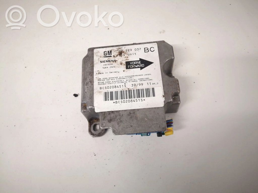 Opel Astra G Centralina/modulo airbag 