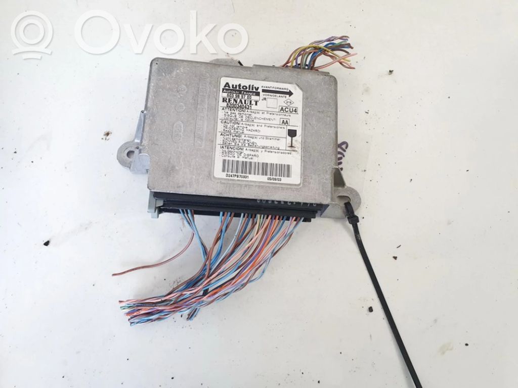 Renault Scenic II -  Grand scenic II Unitate/modul de comandă airbaguri 